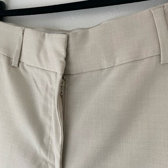 H&M Tapered Leg Slacks Light Beige Size 6 - Picture 4 of 6